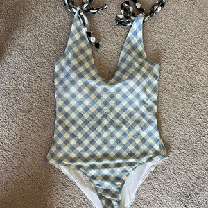 Size 12 Summersalt gingham one-piece
